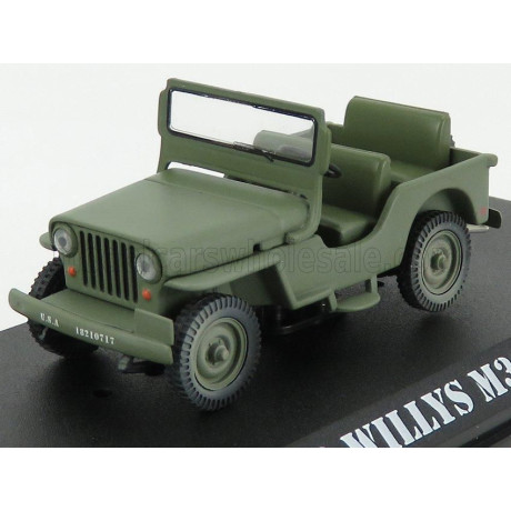 GREENLIGHT JEEP WILLYS M38 OPEN 1950 - M-A-S-H - MILITARY GREEN 1/43