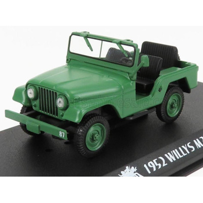 GREENLIGHT JEEP WILLYS M38 A1 1952 - CHARLIE'S ANGELS - MILITARY GREEN 1/43