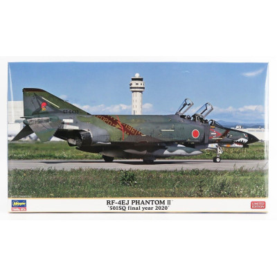 HASEGAWA McDONNEL DOUGLAS RF-4EJ PHANTOM AIRPLANE MILITARY 1961 - 501SQ FINAL YEAR 2020 1/72