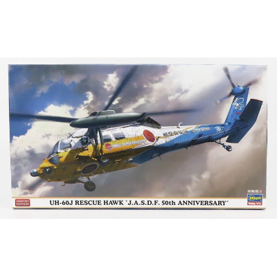 HASEGAWA SIKORSKY UH-60J RESCUE HAWK J.A.S.D.F. HELICOPTER MILITARY - 50th ANNIVERSARY 1/72