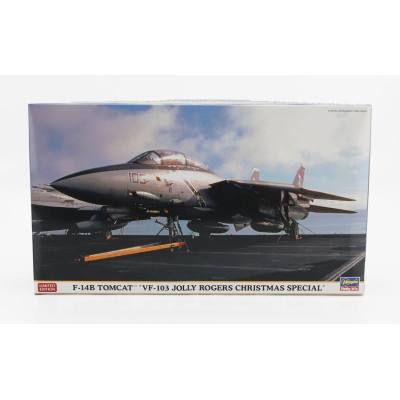 HASEGAWA GRUMMAN F-14A TOMCAT VF-103 JOLLY ROGERS CHRISTMAS SPECIAL MILITARY AIRPLANE 1974 1/72