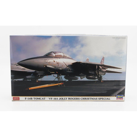 HASEGAWA GRUMMAN F-14A TOMCAT VF-103 JOLLY ROGERS CHRISTMAS SPECIAL MILITARY AIRPLANE 1974 1/72