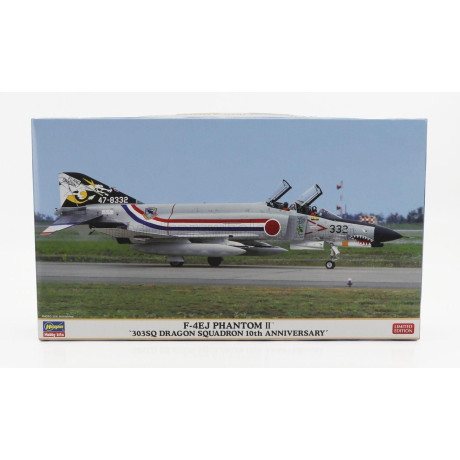 HASEGAWA McDONNEL DOUGLAS F-4EJ PHANTOM II 303SQ DRAGON SQUADRON MILITARY AIRPLANE 1960 1/72