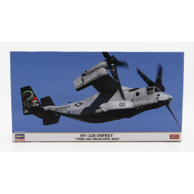 HASEGAWA BOEING MV-22B OSPREY VMM-265 DRAGONS AIRPLANE MILITARY 2022 1/72