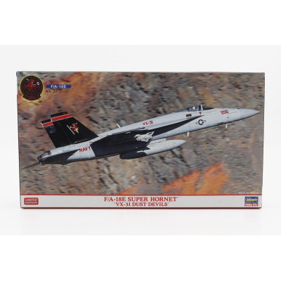 HASEGAWA BOEING F/A-18E SUPER HORNET VX-31 DUST DEVILS AIRPLANE MILITARY 1995 1/72