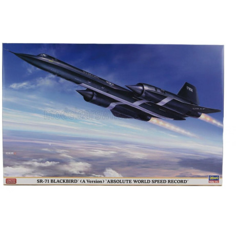 HASEGAWA LOCKHEED MARTIN MILITARY SR-71 A VERSION BLACKBIRD AIRPLANE 1968 1/72