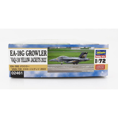 HASEGAWA BOEING EA-18G GROWLER VAQ-138 YELLOW JACKETS MILITARY AIRPLANE 2022 1/72