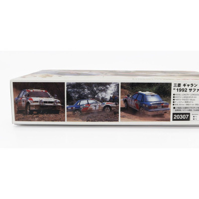 HASEGAWA MITSUBISHI GALANT VR-4 MARTINI RACING N 7 RALLY SAFARI 1992 J.MEADOWS - K.SHINOZUKA 1/24