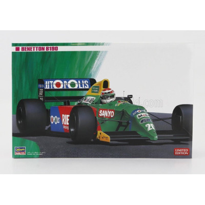 HASEGAWA BENETTON F1  B190 FORD N 19 ALESSANDRO NANNINI + N 20 SEASON 1990 NELSON PIQUET 1/24