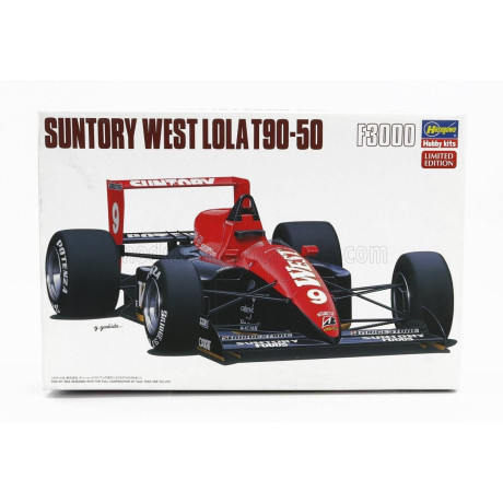 HASEGAWA LOLA F3000 T90-50 TEAM WEST SUNTORY RACING N 9 SEASON 1990 A.NAKAYA 1/24