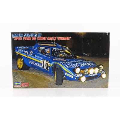 HASEGAWA LANCIA STRATOS HF N 10 WINNER RALLY TOUR DE CORSE 1981 B.DARNICHE - A.MAHE 1/24