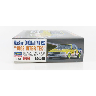HASEGAWA TOYOTA COROLLA LEVIN AE92 N 18 INTER TEC 1989 T.ASANO - M.HAGIWARA 1/24