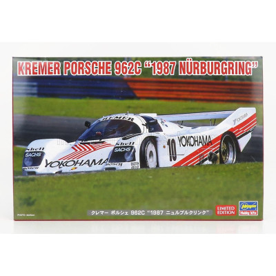 HASEGAWA PORSCHE 962C TEAM KREMER N 10 1000km NURBURGRING 1987 K.NISSEN - V.WEIDLER 1/24
