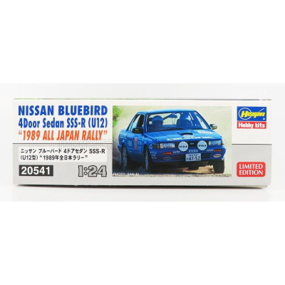 HASEGAWA NISSAN DATSUN BLUEBIRD SEDAN SSS-R (U12) TEAM CALSONIC RALLY JAPAN 1989 - N 25 - N 23 1/24