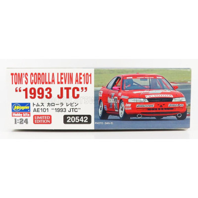 HASEGAWA TOYOTA COROLLA LEVIN (AE101) N JTC SEASON 1993 - N 36 - N 37 1/24