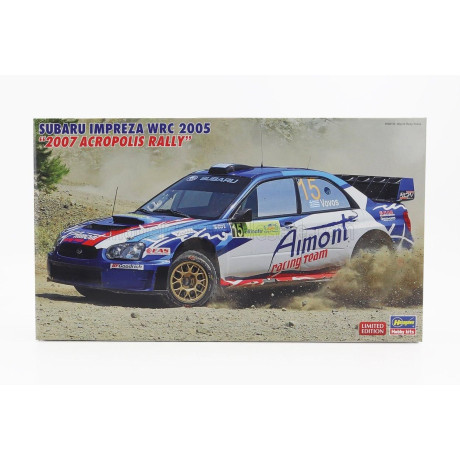 HASEGAWA SUBARU IMPREZA WRC TEAM AIMONT RACING N 15 RALLY ACROPOLIS 2007 A.VOVOS - E.EM 1/24