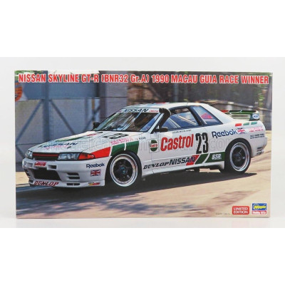 HASEGAWA NISSAN SKYLINE GT-R (BNR32) Gr.A N 23 WINNER MACAU GUIA RACE 1990 M.HASEMI 1/24