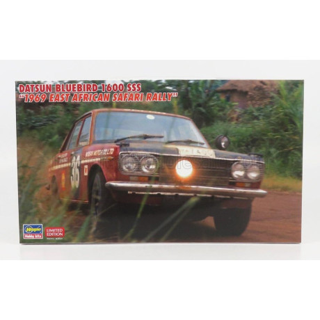 HASEGAWA DATSUN BLUEBIRD 1600 SSS N 36 RALLY EAST AFRICAN 1969 D.MCCONNEL - K.V.OULTON 1/24