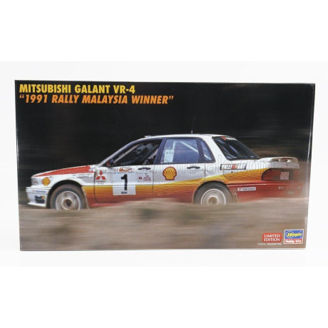 HASEGAWA MITSUBISHI GALANT VR-4 N 1 WINNER RALLY MALAYSIA 1991 R.DUNKERTON - F.GOCENTAS 1/24