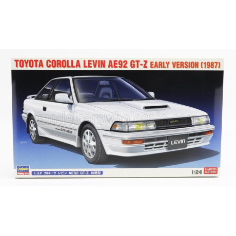 HASEGAWA TOYOTA COROLLA LEVIN (AE92) GT-Z EARLY VERSION 1987 1/24