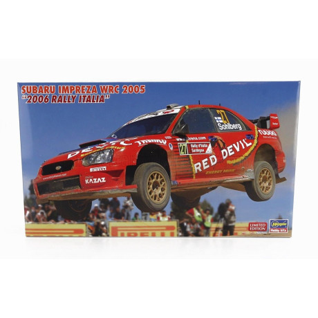 HASEGAWA SUBARU IMPREZA WRC N 27 RALLY ITALY SARDEGNA 2005 P.SOLBERG - P.MILLS 1/24
