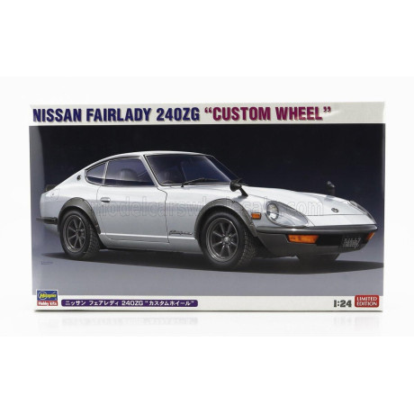 HASEGAWA NISSAN FAIRLADY 240ZG COUPE CUSTOM WHEELS 1972 1/24