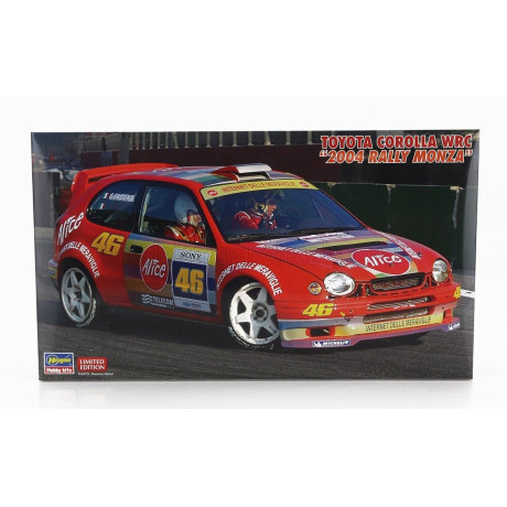 HASEGAWA TOYOTA COROLLA WRC N 46 RALLY MONZA SHOW 2004 VALENTINO ROSSI - C.CASSINA 1/24