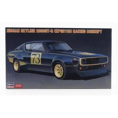 HASEGAWA NISSAN SKYLINE 2000 GT-R N 73 (KPGC110) RACING CONCEPT 1973 1/24