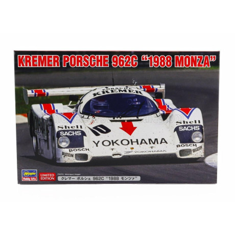 HASEGAWA PORSCHE 962C TEAM KREMER N 10 MONZA RACING 1988 1/24