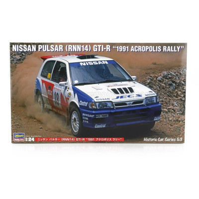 HASEGAWA NISSAN PULSAR GTi-R N 18 RALLY ACROPLIS 1991 B.MELANDER - S.BLOMQVIST 1/24