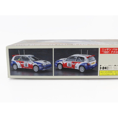 HASEGAWA NISSAN PULSAR GTi-R N 18 RALLY ACROPLIS 1991 B.MELANDER - S.BLOMQVIST 1/24