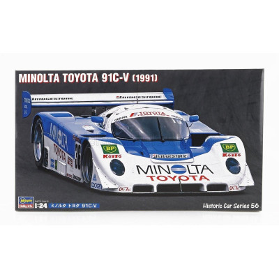 HASEGAWA TOYOTA 91C-V TEAM MINOLTA N 36 RACE 1991 M.SEKIYA - H.OGAWA - A.WALLACE 1/24