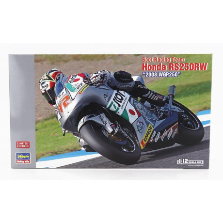 HASEGAWA HONDA RS250RW TEAM SCOT RACING N 72 WGP 250 2008 1/12