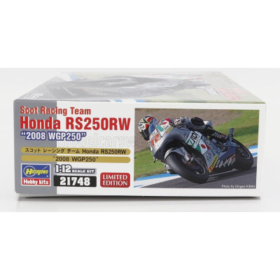 HASEGAWA HONDA RS250RW TEAM SCOT RACING N 72 WGP 250 2008 1/12