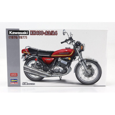 HASEGAWA KAWASAKI KH400 A3/A4 MOTORCYCLE 1976 1/12