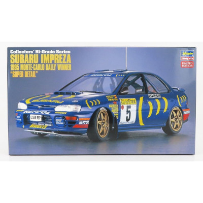 HASEGAWA SUBARU IMPREZA N 5 WINNER RALLY MONTECARLO 1995 C.SAINZ - L.MOYA 1/24