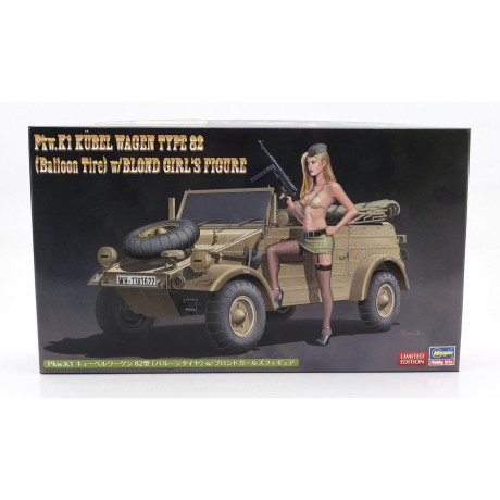 HASEGAWA VOLKSWAGEN TYPE 82 CABRIOLET OPEN MILITARY 1940 1/24