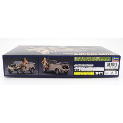 HASEGAWA VOLKSWAGEN TYPE 82 CABRIOLET OPEN MILITARY 1940 1/24