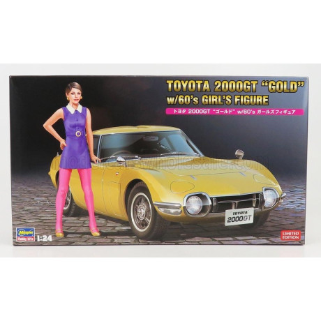 HASEGAWA TOYOTA 2000GT WITH GIRL FIGURE 1967 1/24