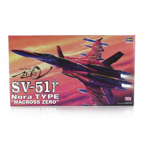 HASEGAWA TV SERIES SV-51Y NORA TYPE ADVANCE VARIABLE FIGHTER AIRPLANE MACROSS ZERO 1/72