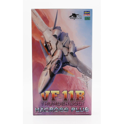 HASEGAWA TV SERIES VF-11B THUNDERBOLT ROBOT ADVANCE VARIABLE FIGHTER AIRPLANE MACROSS PLUS 1/72