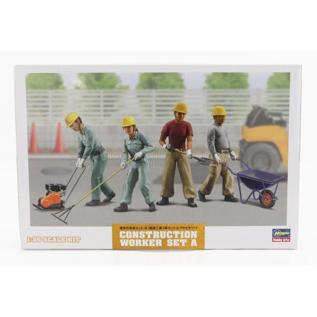 HASEGAWA ACCESSORIES CONSTRUCTION WORKER SET A 1/35