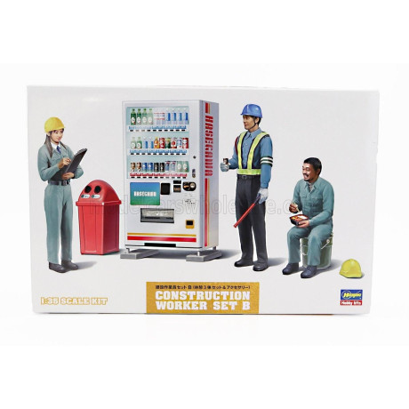 HASEGAWA ACCESSORIES CONSTRUCTION WORKER SET B 1/35