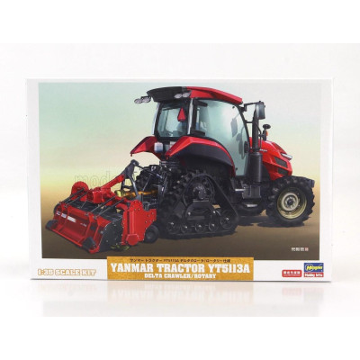 HASEGAWA YANMAR YT5113A CINGOLATO TRACTOR DELTA CRAWLER ROTARY TRAILER 2020 1/35