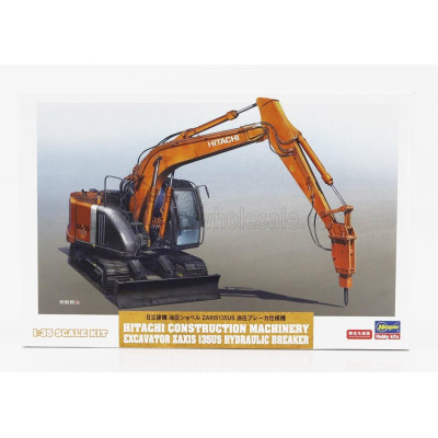 HASEGAWA HITACHI FIAT ZAXIS I35US ESCAVATORE CINGOLATO - EXCAVATOR HYDRAULIC BREAKER 2015 1/35