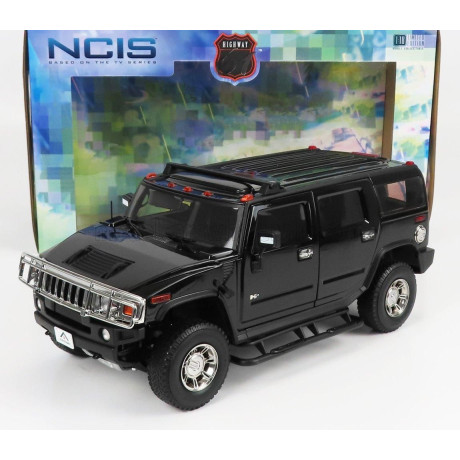HIGHWAY61 HUMMER H2 POLICE 2006- NCIS - DARK GREY 1/18