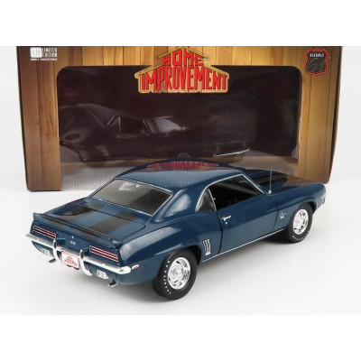 HIGHWAY61 CHEVROLET CAMARO SS COUPE 1969 - THE IMPROVEMENT 1991-1999 - BLUE BLACK 1/18