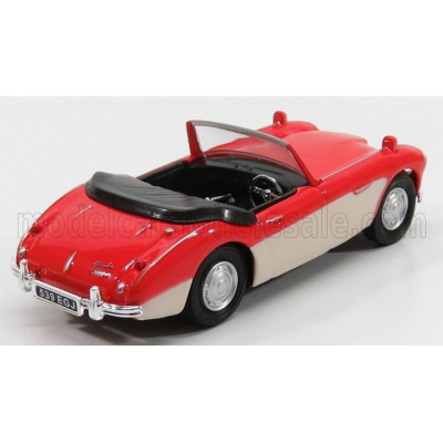 HONGWELL AUSTIN HEALEY 3000 MKIII SPIDER OPEN 1964 - RED CREAM 1/43