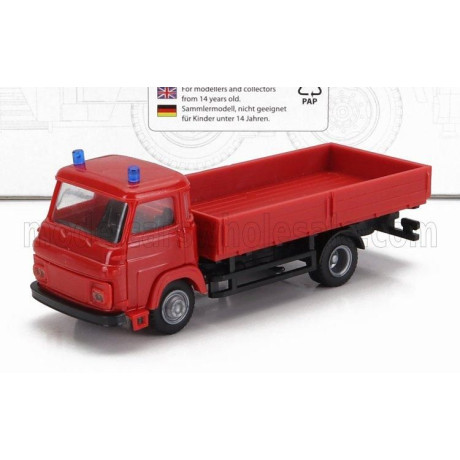 IGRA MODEL ALFA ROMEO A19 TRUCK CASSONATO SPONDE BASSE 1973 - RED 1/87