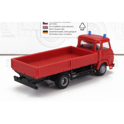 IGRA MODEL ALFA ROMEO A19 TRUCK CASSONATO SPONDE BASSE 1973 - RED 1/87